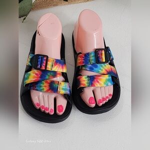 Chaco Women's Multicolor Tie-Dye Sandals